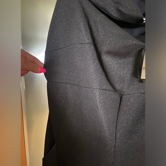 Chiara Boni Rebecca sugar lurex black jumpsuit size 16 NWT and size 14 avlbl - Picture 5 of 10